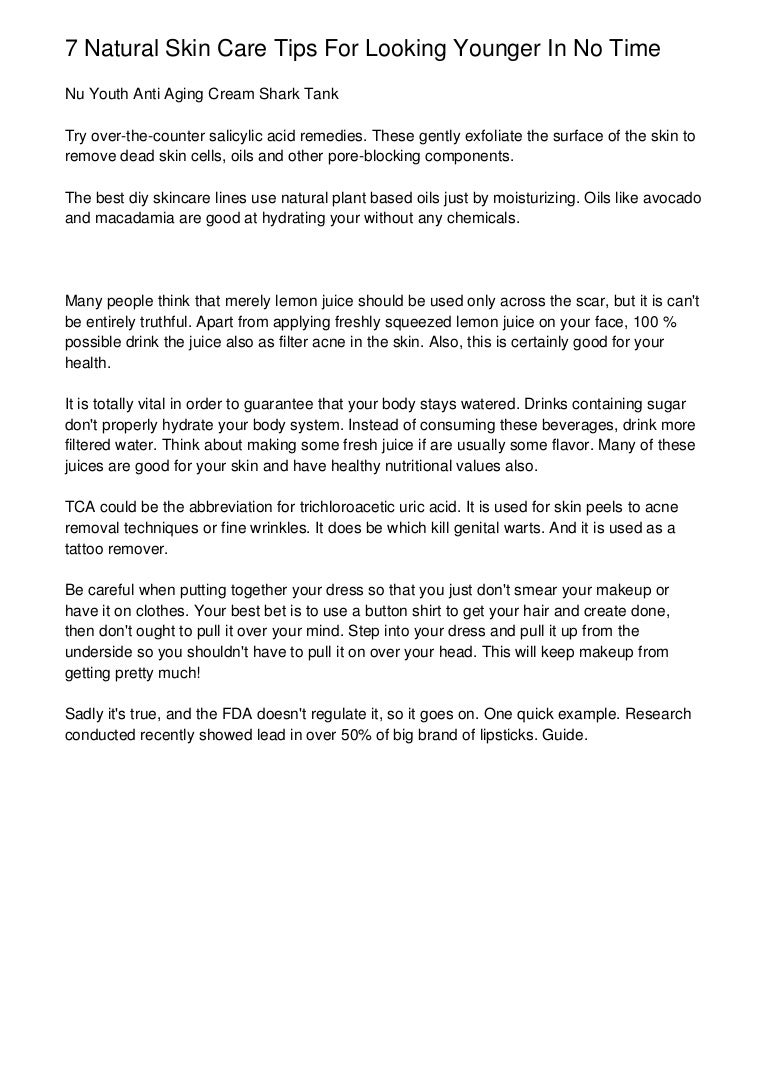 shark tank anti aging cream