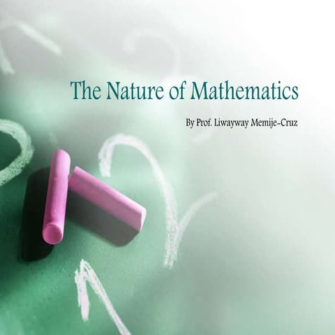 The Nature of Mathematics