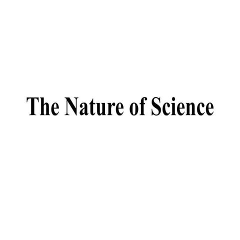 The Nature of Science.ppt