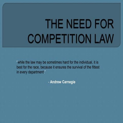 The need for_competition_law
