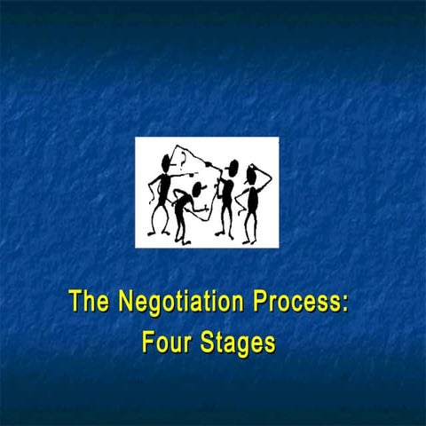 The Negotiation Process Four Stages {Lecture Notes}