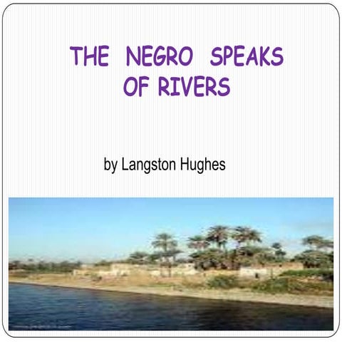 The Negro Speaks of Rivers