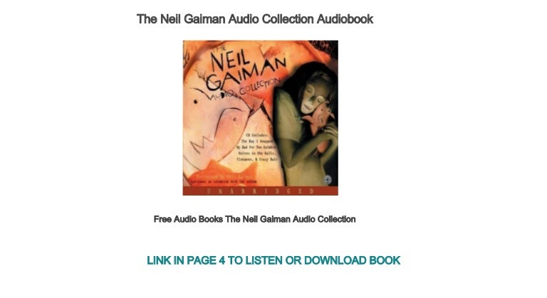 The Neil Gaiman Audio Collection PDF Free Download The Neil Gaiman Audio Collection PDF Free Download