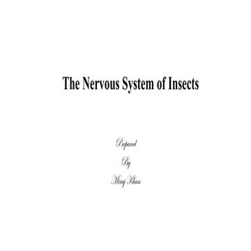 The Nervous System of Insects The Nervous System of Insects – Structure and Function.pdf