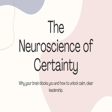 How to Rewire Your Brain for High-Pressure Performance, by Assitan Kone