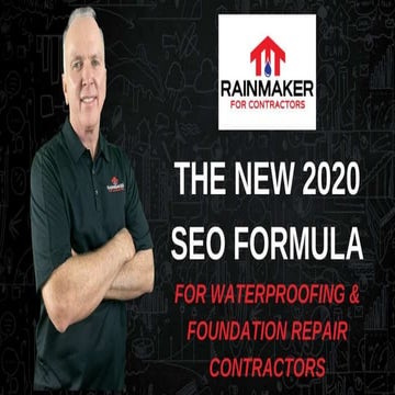 The New 2020 SEO Formula | Rainmaker For Contractors