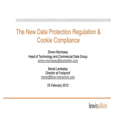 The New Data Protection Regulation and Cookie Compliance