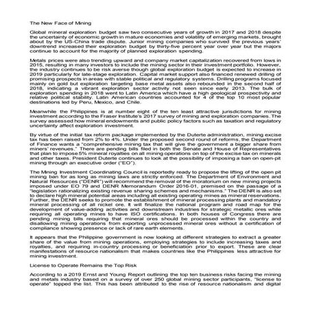 The New Face of Mining