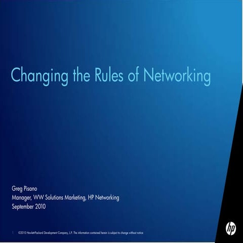 The new hp_networking