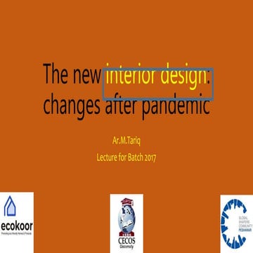 The new interior design: changes after pandemics 