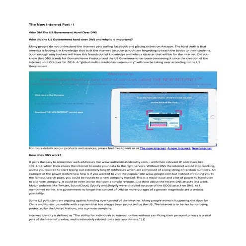 The new internet part   i
