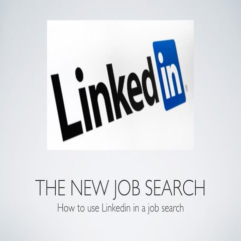 The New Job Search