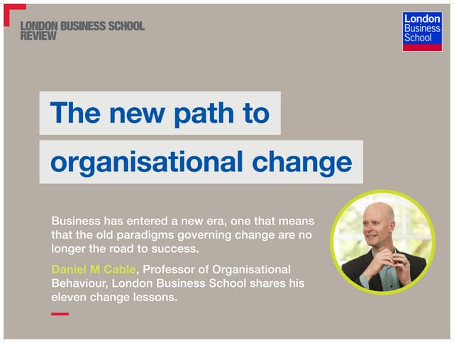 The new path to organisational chan...