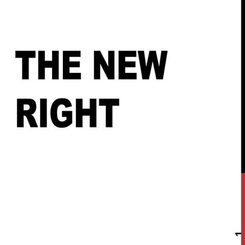 The new right  marketisation