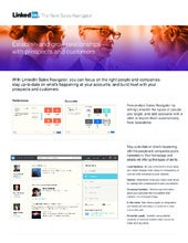 LinkedIn Sales Navigator Data Sheet
