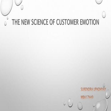 The new science of customer emotion
