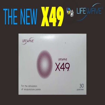 The New acupatch LifeWave X49 for company X39
