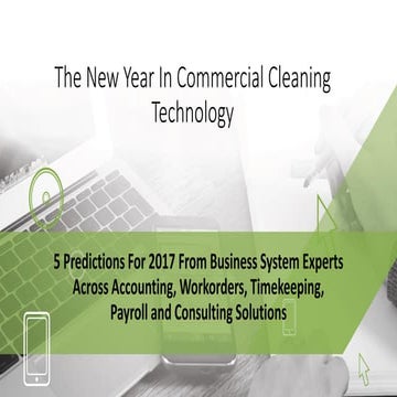 The New Year In Commercial Cleaning Business Technology