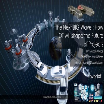 The Next Big Wave -  How ioT Will Shape the Future of Projects