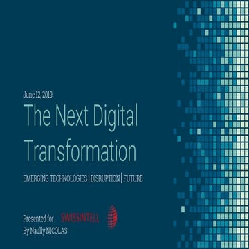 Emerging technology, disruption, and future predictions - What to expect in t...