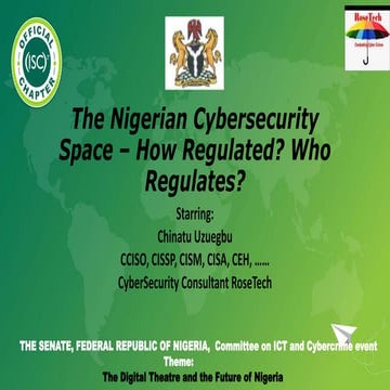 The Nigerian Cybersecurity Space-How Regulated Are We?