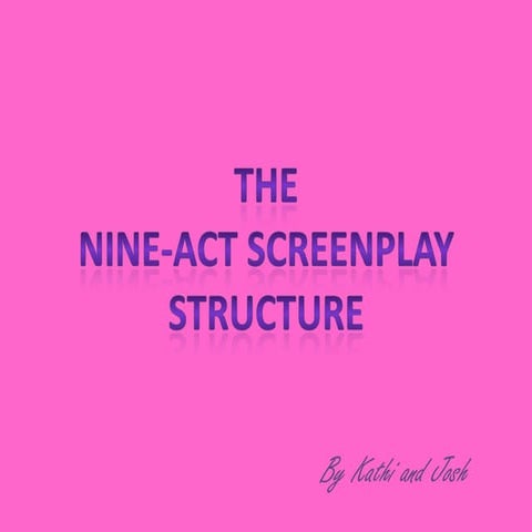 The Nine Act and Three Act Screenplay Structure