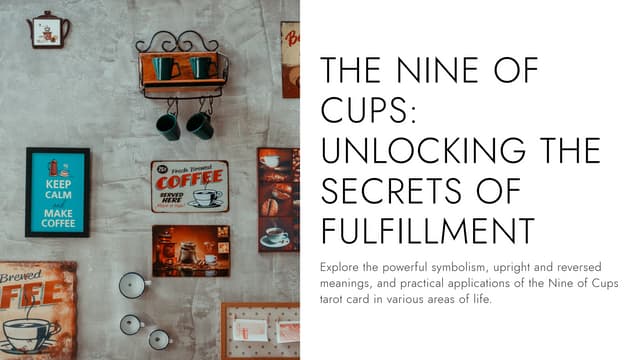 The Nine of Cups Unlocking the Secrets of Fulfillment.pdf