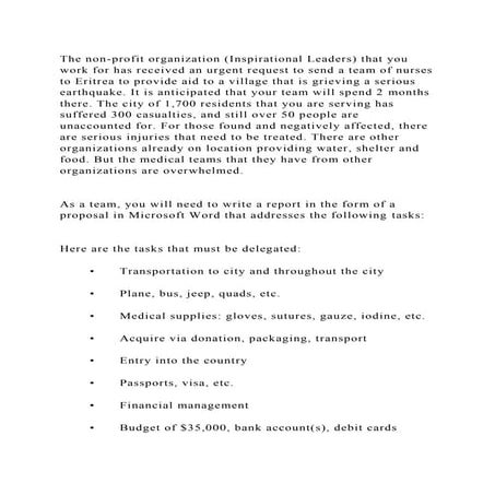 The nine broad areas of competency are (the NONPF Core Competenc.docx