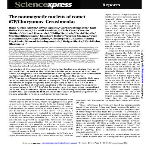 The nonmagnetic nucleus_of_comet_67_p_churyumov_gerasimenko