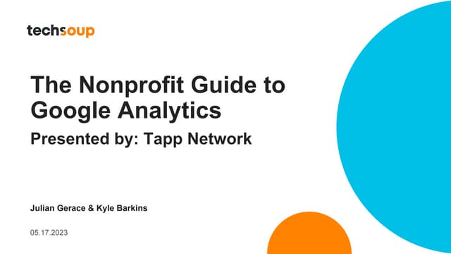 The Nonprofit Guide to Google Analytics - Tapp Network.pdf