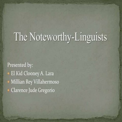 The Noteworthy-Linguists.pptx