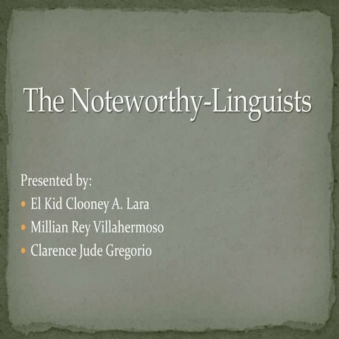 The Noteworthy-Linguists.pptx