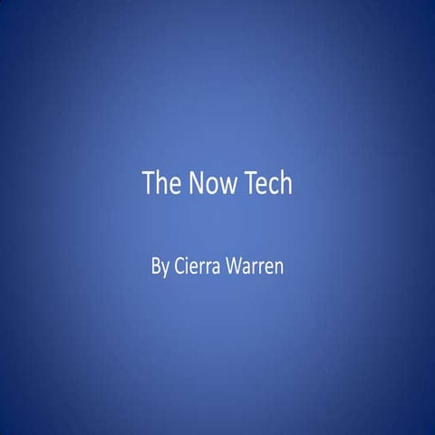 The Now Tech .. Final