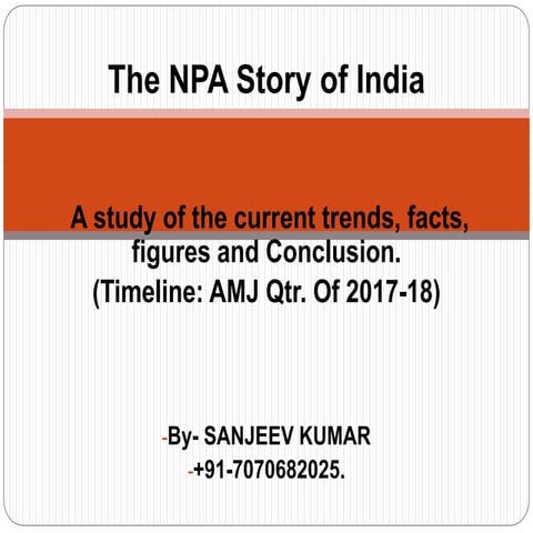 The npa story