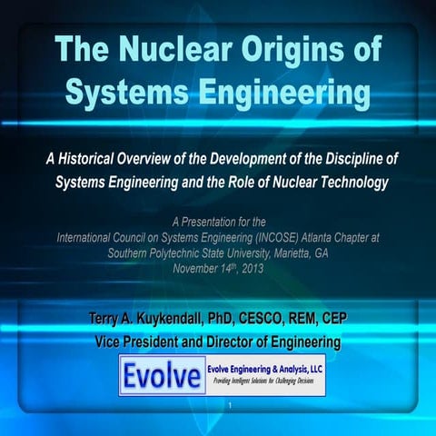 The Nuclear Origins of Systems Engineering