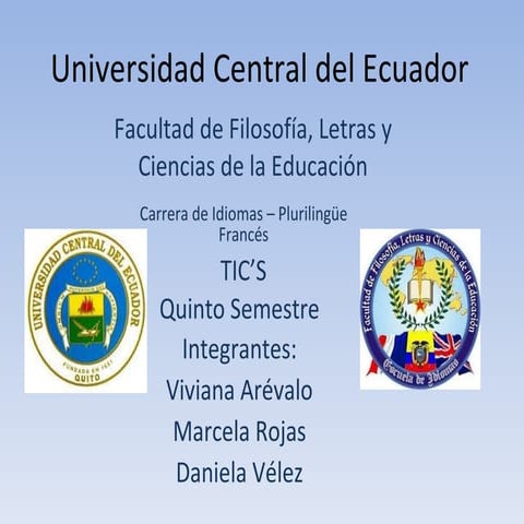 Escuela de Idiomas Facultad de Filosofía Marcela Rojas