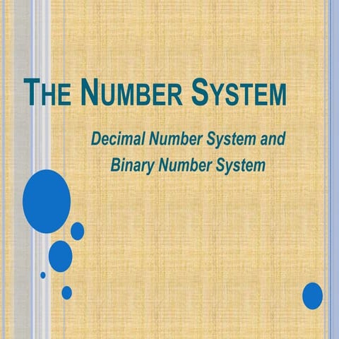 The number system | PPT