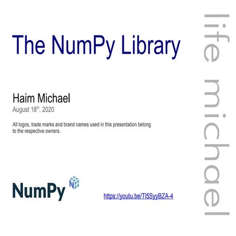 The num py_library_20200818 | PDF | Programming Languages | Computing