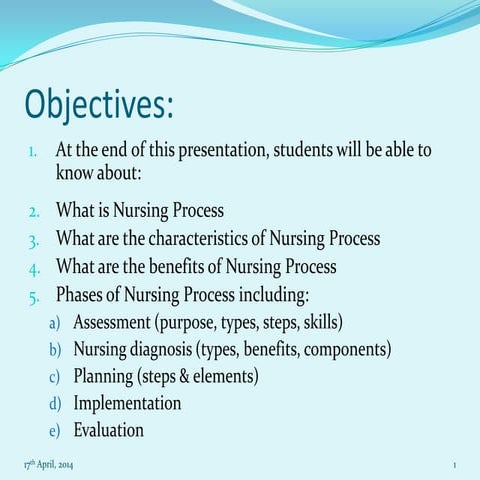 Nursing Essay On Nursing Process
