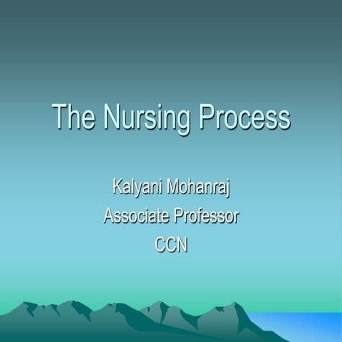 The nursing process   copy
