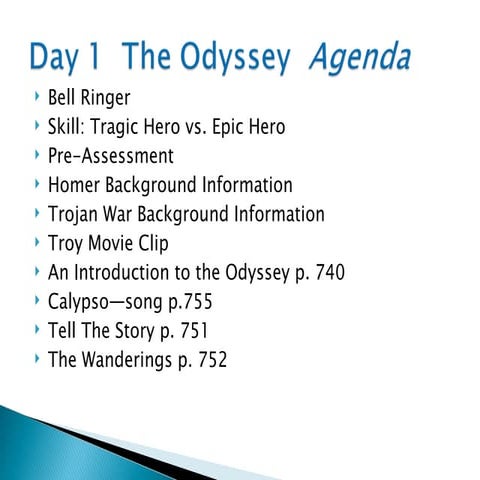 The Odyssey Introduction