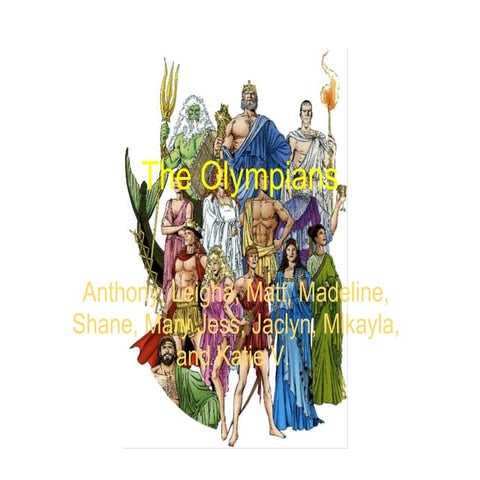 The Olympians Powerpoint[1]