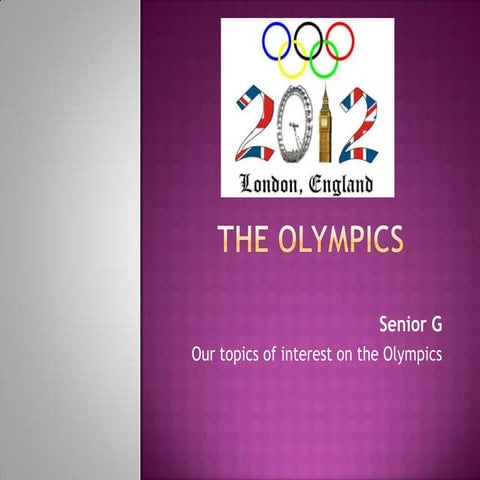 The olympics seniorg