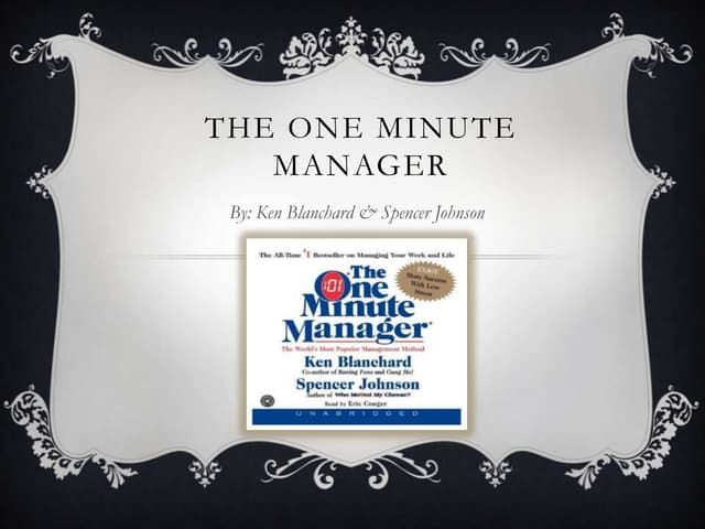 The One Minute Manager | PPTX