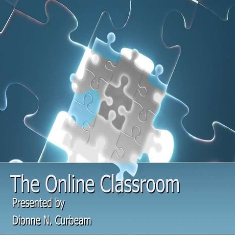The online classroom   slideshare upload