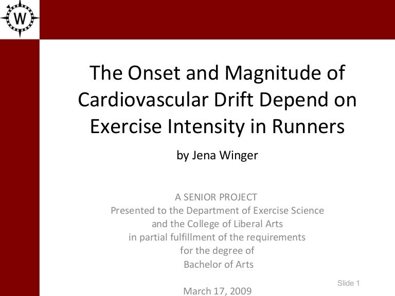 The Onset And Magnitude Of Cardiovascular Drift Depend On Exercise In…