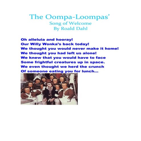 The Oompa Loompa