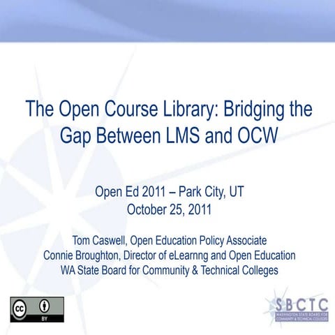 The Open Course Library: Bridging the Gap Between LMS and OCW