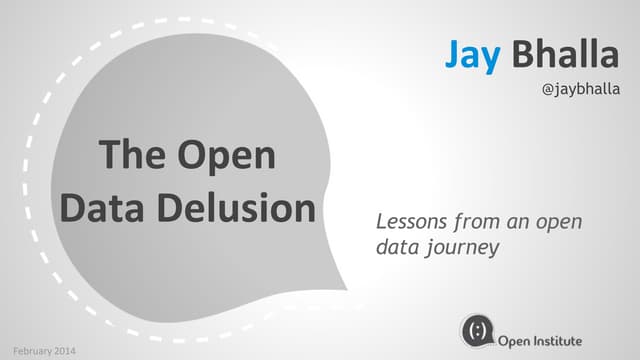 The Open Data Delusion