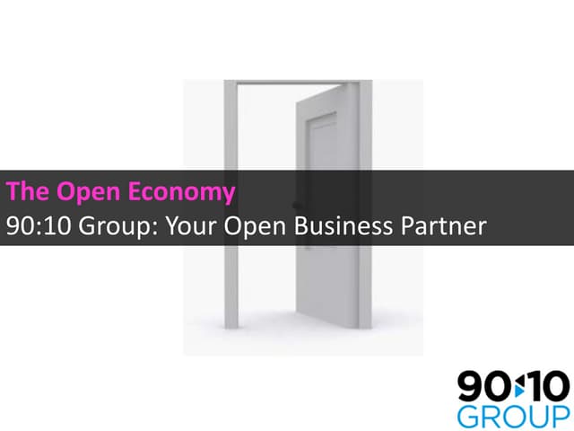 The Open Economy; and the Networked World